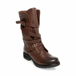 SteveMadden WOMEN'S SHOES BANDDIT BROWN LEATHER