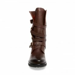 SteveMadden WOMEN'S SHOES BANDDIT BROWN LEATHER