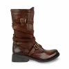 SteveMadden WOMEN'S SHOES BANDDIT BROWN LEATHER
