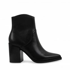 SteveMadden The Western Edit CATE BLACK LEATHER