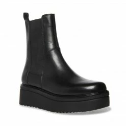 SteveMadden Super Platforms CLARISAA BLACK LEATHER