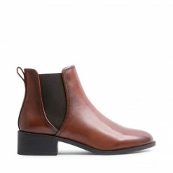 SteveMadden WOMEN'S SHOES DARES BROWN LEATHER