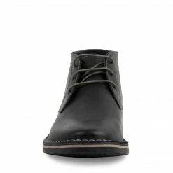 SteveMadden HARKEN BLACK LEATHER All New