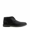 SteveMadden HARKEN BLACK LEATHER All New