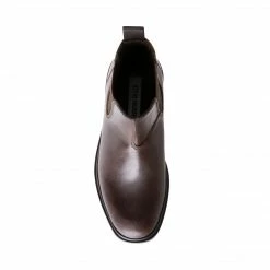 SteveMadden WOMEN'S SHOES JACQUI BROWN LEATHER