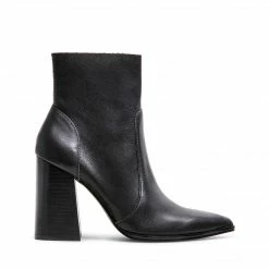 SteveMadden JULINA BLACK LEATHER The Wedding Edit