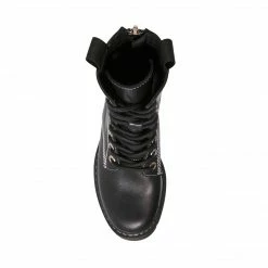 SteveMadden KANYON BLACK LEATHER WOMEN'S SHOES