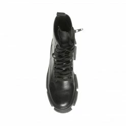 SteveMadden Super Platforms THORA BLACK LEATHER