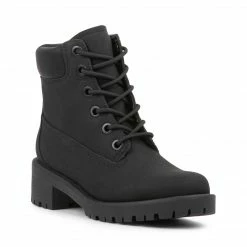 SteveMadden WOMEN'S SHOES TRINA BLACK NUBUCK LEATHER