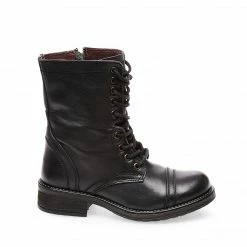 SteveMadden TROOPA2.0W BLACK LEATHER