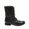 SteveMadden TROOPA BLACK LEATHER