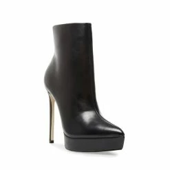 SteveMadden VELINA BLACK LEATHER All New