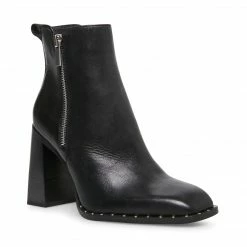 SteveMadden WHISPER BLACK LEATHER