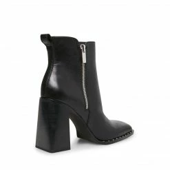 SteveMadden WHISPER BLACK LEATHER