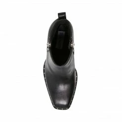 SteveMadden WHISPER BLACK LEATHER