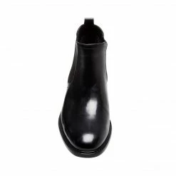 SteveMadden ANSARI BLACK LEATHER