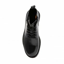 SteveMadden ASH BLACK LEATHER