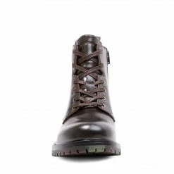 SteveMadden MEN'S SHOES ASH BROWN LEATHER