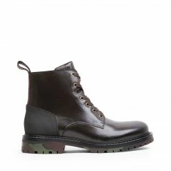 SteveMadden MEN'S SHOES ASH BROWN LEATHER