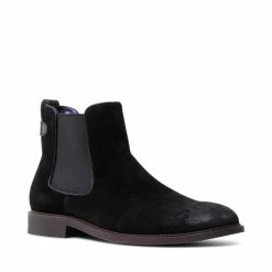 SteveMadden BANTAM BLACK SUEDE MEN'S SHOES