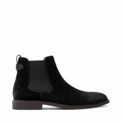 SteveMadden BANTAM BLACK SUEDE MEN'S SHOES