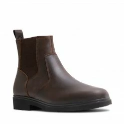 SteveMadden BARZAL BROWN LEATHER MEN'S SHOES