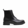 SteveMadden MEN'S SHOES BROMLEY BLACK LEATHER