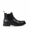 SteveMadden CRIMSON-L WATERPROOF BLACK LEATHER MEN'S SHOES