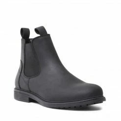 SteveMadden CRIMSON WATERPROOF BLACK LEATHER MEN'S SHOES