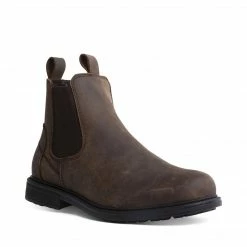 SteveMadden CRIMSON WATERPROOF BROWN LEATHER MEN'S SHOES