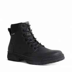 SteveMadden DALY WATERPROOF BLACK LEATHER MEN'S SHOES