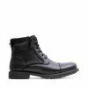 SteveMadden DINO BLACK LEATHER MEN'S SHOES