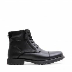 SteveMadden DINO BLACK LEATHER MEN'S SHOES