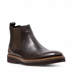 SteveMadden MEN'S SHOES DOLANNN BROWN LEATHER