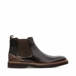 SteveMadden MEN'S SHOES DOLANNN BROWN LEATHER