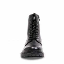 SteveMadden MEN'S SHOES DOXINL BLACK LEATHER
