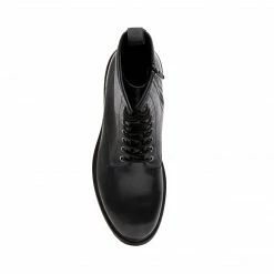 SteveMadden MEN'S SHOES DOXINL BLACK LEATHER