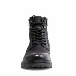 SteveMadden MEN'S SHOES DROUIN BLACK NUBUCK