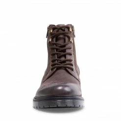 SteveMadden DROUIN BROWN NUBUCK MEN'S SHOES