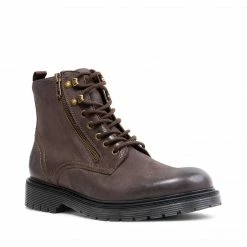 SteveMadden DROUIN BROWN NUBUCK MEN'S SHOES