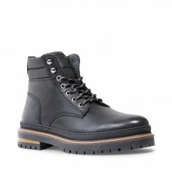 SteveMadden JASPER BLACK LEATHER