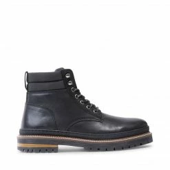 SteveMadden JASPER BLACK LEATHER