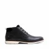 SteveMadden MEN'S SHOES JEREMIAH BLACK LEATHER