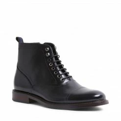 SteveMadden KETONIC BLACK LEATHER MEN'S SHOES