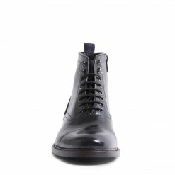 SteveMadden KETONIC BLACK LEATHER MEN'S SHOES
