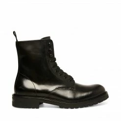 SteveMadden KILGORE BLACK LEATHER MEN'S SHOES