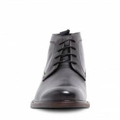 SteveMadden MEN'S SHOES KINGLY BLACK LEATHER