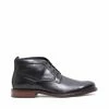 SteveMadden MEN'S SHOES KINGLY BLACK LEATHER