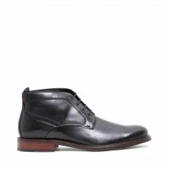 SteveMadden MEN'S SHOES KINGLY BLACK LEATHER