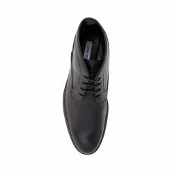 SteveMadden MEN'S SHOES KINGLY BLACK LEATHER